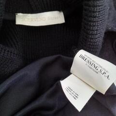 SCERVINO Streetレイヤードワンピース黒Sの画像