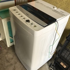 11/10まで　ハイアール　Haier 4.5kg 洗濯機 使用半年　美品の画像