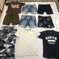 夏用　短パン　シャツ