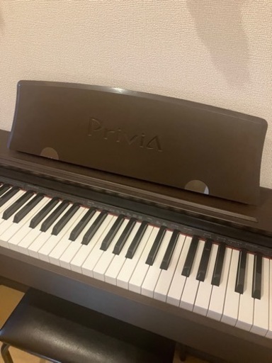 カシオ CASIO Privia PX-735 ブラウン 電子ピアノ 本物 タッチ 88鍵盤 