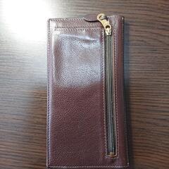 【IL BISONTE 二つ折り 長財布 茶色】の画像