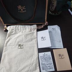 【IL BISONTE 二つ折り 長財布 茶色】の画像