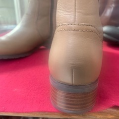 革　ブーツ　24.5cm 新品　試着して決めてくださいの画像