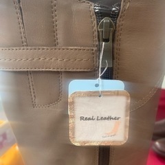 革　ブーツ　24.5cm 新品　試着して決めてくださいの画像