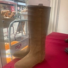 新品　スエードブーツ　24.5cmの画像