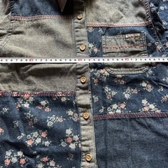 美品　BRANSHES 120 デニムシャツの画像