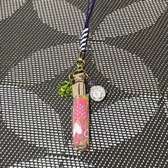 瓢箪型チャームのタッセル根付けの画像