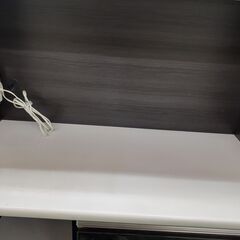【ドリーム川西店御来店限定】 ニトリ 2枚扉オープンボード ブラック H2055×W1003×D500 クリーニング済み 【2001245255600489】の画像