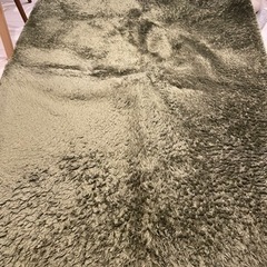 美品　ラグ　カーペット　モスグリーンの画像