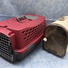 ペットキャリーケース　2個　小型犬　猫　中古