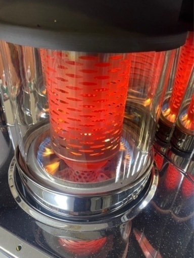 万代店 分解掃除済み サンポット/Sunpot 煙突式石油ストーブ/半密閉式