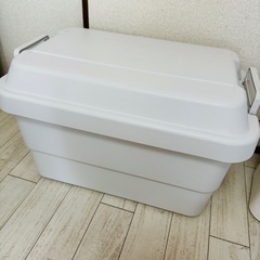 【取引中】無印良品 ポリプロピレン頑丈収納ボックス 大 50L
