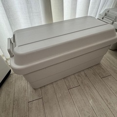 【取引中】無印良品 ポリプロピレン頑丈収納ボックス 特大 70L ①