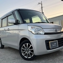 【支払総額17.8万円】h25年式スペーシア 機関良好 車検令和6年6月パワスラ ドラレコ iストップ修復歴なし即日納車可能の画像