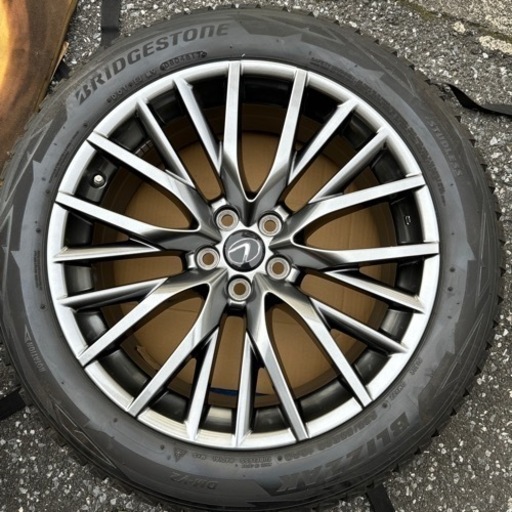 ☆LEXUS レクサス RX450h RX300 RX200 20系後期Fスポーツ純正 20インチ 235/55R20 タイヤ付き4本セット