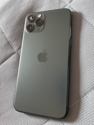 【完売】iPhone11pro 256GB グリーン カメラレンズカバー割れ以外美品