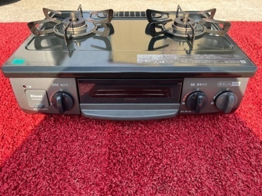 ☆k2　ガスコンロ　リンナイ　2021年製　都市ガス