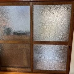 昭和レトロ　ガラス建具