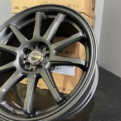 新品 BLEST EuroSport Type SS-01 ブレスト ユーロスポーツ 17インチ 4本 8J5HPCD114.3+32 マットブラック ランエボ等　(JRH005) クレジットカード QRコード決済可能の画像