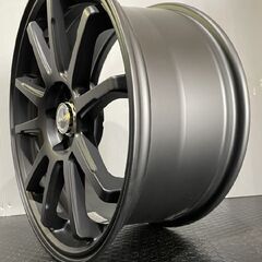 新品 BLEST EuroSport Type SS-01 ブレスト ユーロスポーツ 17インチ 4本 8J5HPCD114.3+32 マットブラック ランエボ等　(JRH006) クレジットカード QRコード決済可能の画像