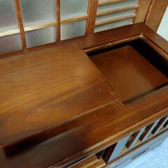 ✩無料*˚ポットワゴン(リビングワゴン) 天然木使用 キッチン、リビング 収納棚の画像