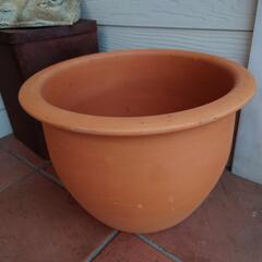 植木鉢　素焼