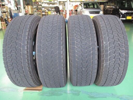 ?‍? 17インチ ハリアー30系 純正アルミ スタッドレス付 225/65R17 102Q 4本セット № h002