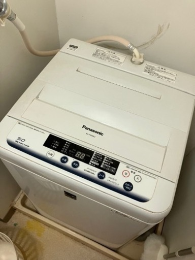 ⑦Panasonic 洗濯機5.0㎏【2015年製】