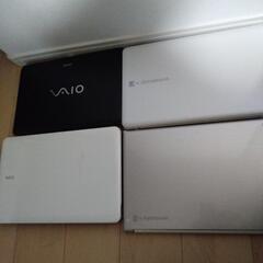 無料です　ノートパソコン４台　Vaio、dynabook等