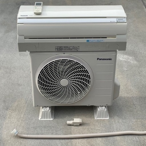 格安 ! ! ◇パナソニック エアコン 6畳用 2013年製 ホコリ自動排出 ナノイー エコナビ 100V CS-22PEXJ 分解洗浄済み ! ! ②