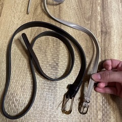 レディース 細めベルト2本