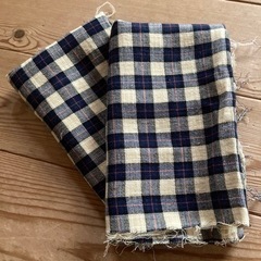 ⭕️チェックのダブルガーゼ★56×49cm２枚セットの画像