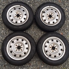 ブリジストン　スタッドレス　175/65/r15 ホイールセット　4h PCD100 114.3