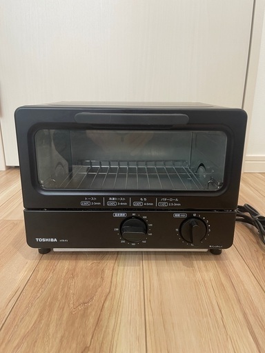 東芝 オーブントースター ブラック HTR-P3