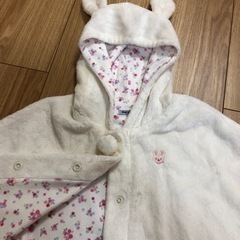 ミキハウス　ベビーポンチョの画像