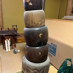 木製　火鉢　