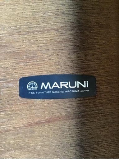 テーブル　MARUNI  木製　中古品