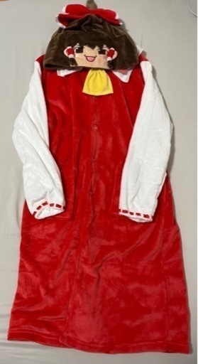 東方Project　霊夢　なりきる毛布、ゆっくり解説　コスプレ　ハロウィン