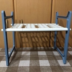 【購入者決定済】洗面台下収納ラック 伸縮可能収納棚