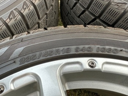 【お取引中】スタッドレスタイヤ　ホイール　235/45R18