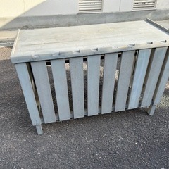 木製エアコン室外機カバー　の画像