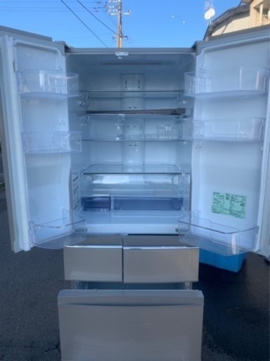 万代店　美品　MITSUBISHI 冷蔵庫 MR-RX46A-F1 461L 家電 L596