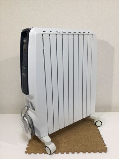 （11/6受渡済）JT7716【DeLonghi/デロンギ オイルヒーター】美品 JRE0812 木造5畳鉄筋8畳 空調 ヒーター/ストーブ