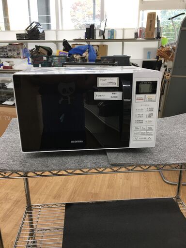 ★ジモティ割あり★ アイリスオーヤマ オーブンレンジ   21年製 動作確認／クリーニング済み SJ3890