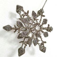 雪の結晶　キャンドルホルダー　クリスマスオーナメント➁の画像