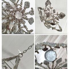 雪の結晶　キャンドルホルダー　クリスマスオーナメント➁の画像