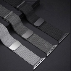 Apple Watch用磁気ループブレスレット,ステンレススチール,iwatchの画像