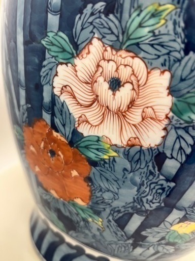 深山作　鍋島焼大壺　40㎝
