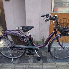 [YAMAHA] PAS Natura(パス ナチュレ)26吋電動アシスト自転車 8.7Ahバッテリー+充電器(ベリーパープル)