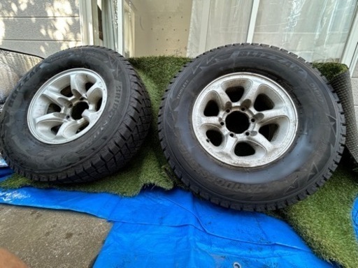 ブリヂストン・ブリザック　パジェロv46  バリ山